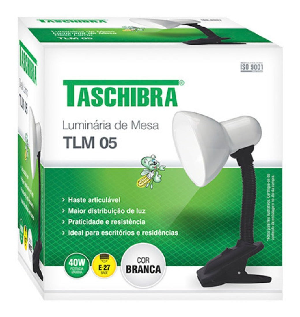 Luminaria Mesa Tlm 05 Branca Taschibra - Thony Ferragem