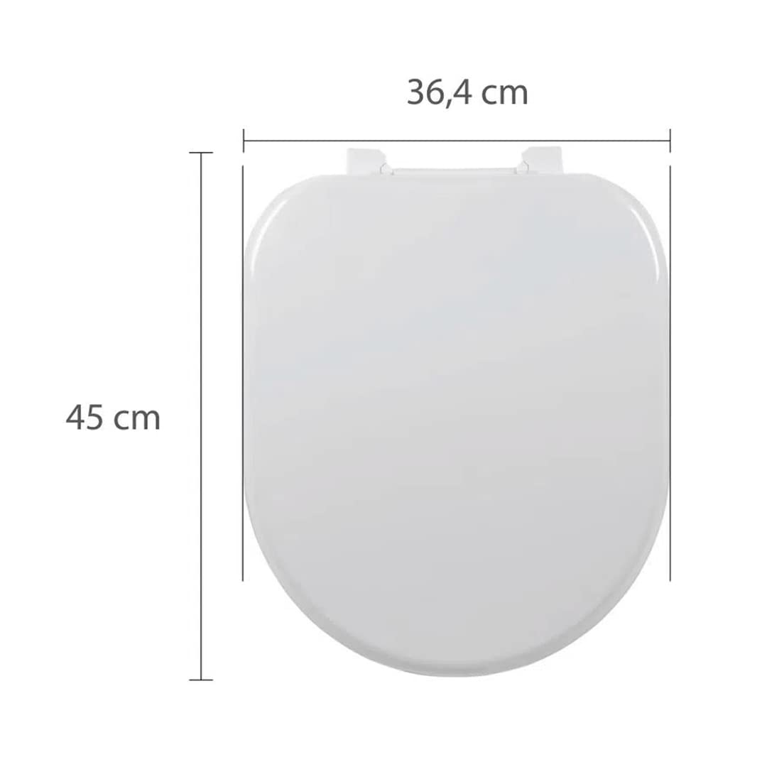 Assento Almofadado para Bacia Deca Carrara Branco Astra - Thony Ferragem