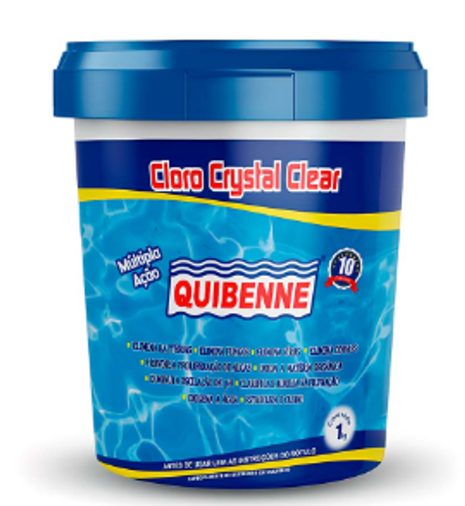 Cloro Tripla Acao Pote 1kg Quibenne - Thony Ferragem