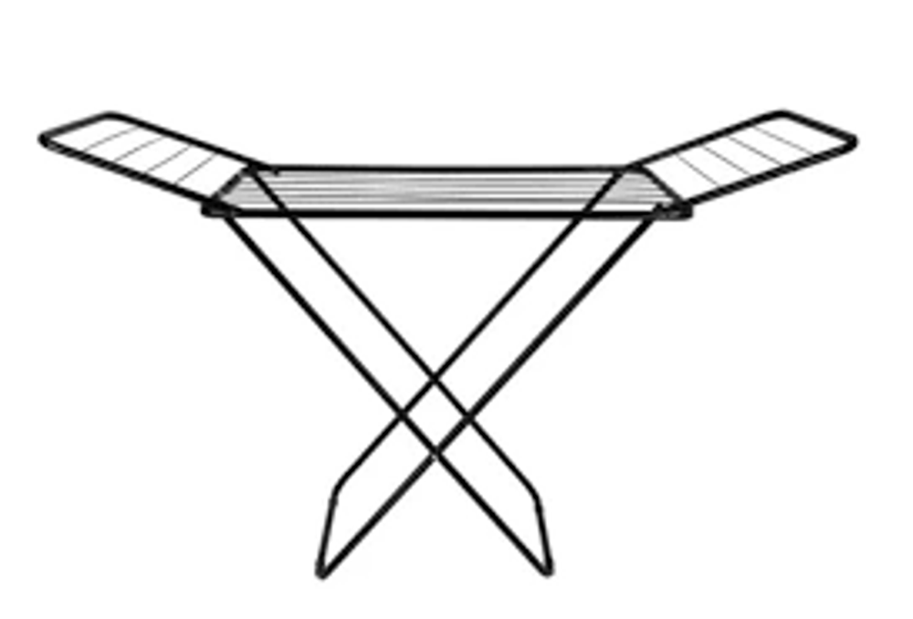 Varal De Chao Com Abas Slim Preto Mor - Thony Ferragem