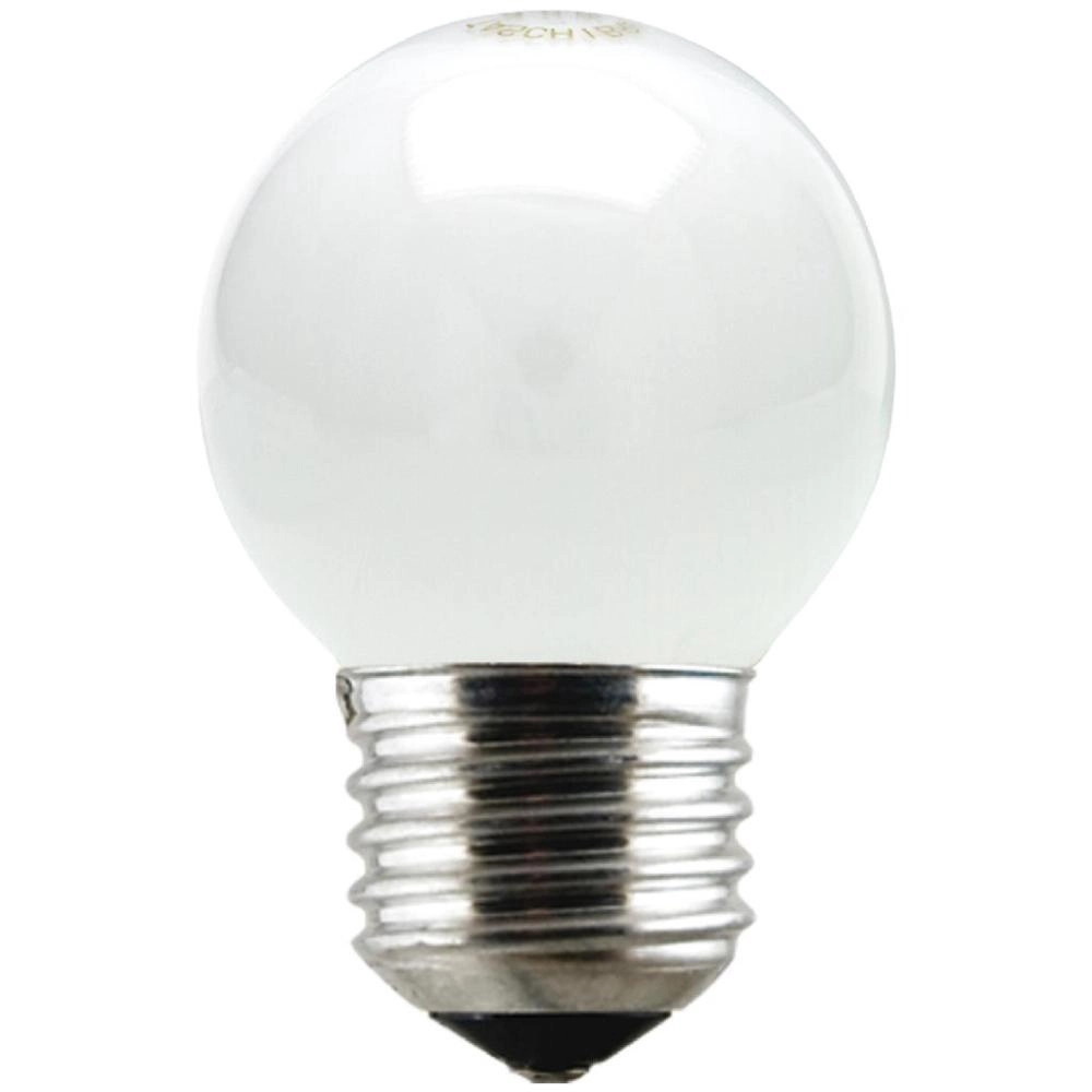 Lamp. Incandescente Bolinha Leitosa 15w 127v - Thony Ferragem