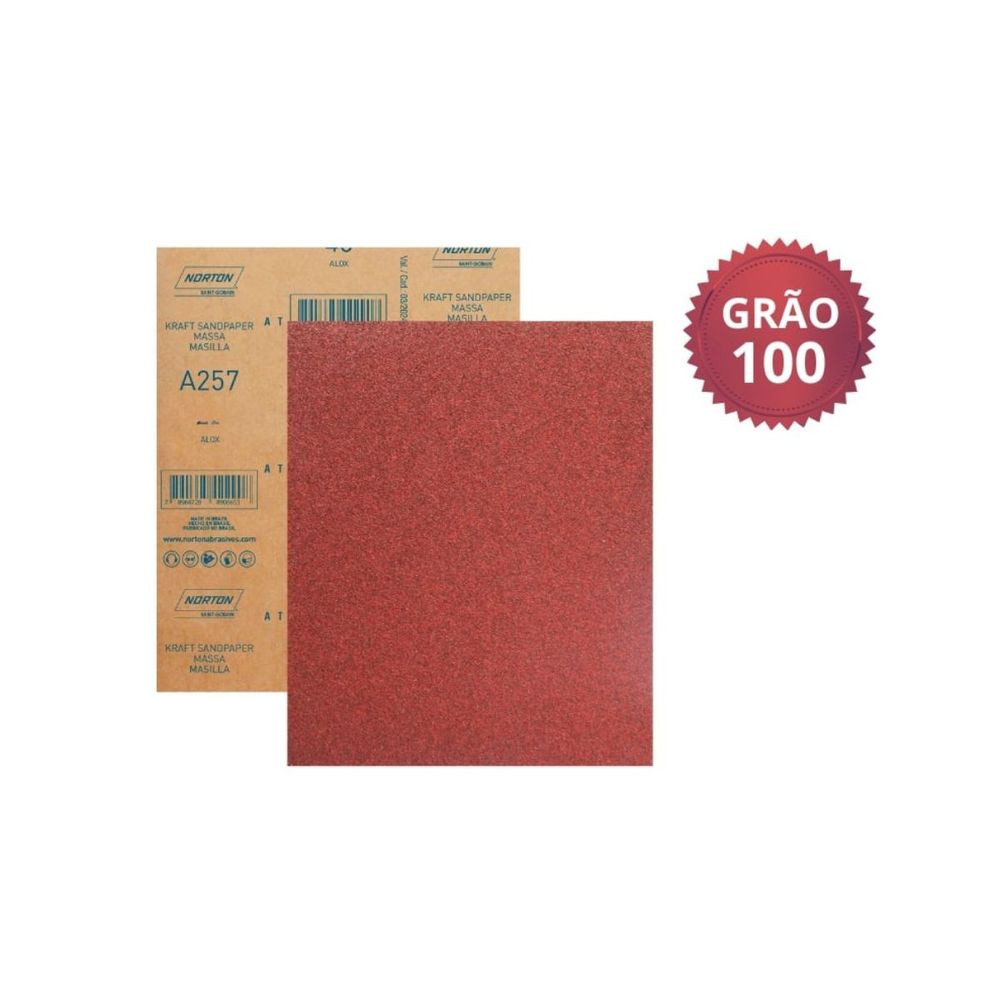 Lixa Massa Grao 100 - Thony Ferragem