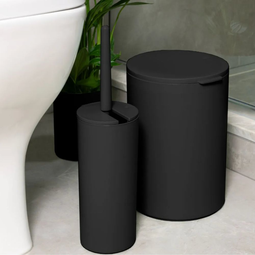 Escova Sanitária Serene Preto Coza - Thony Ferragem