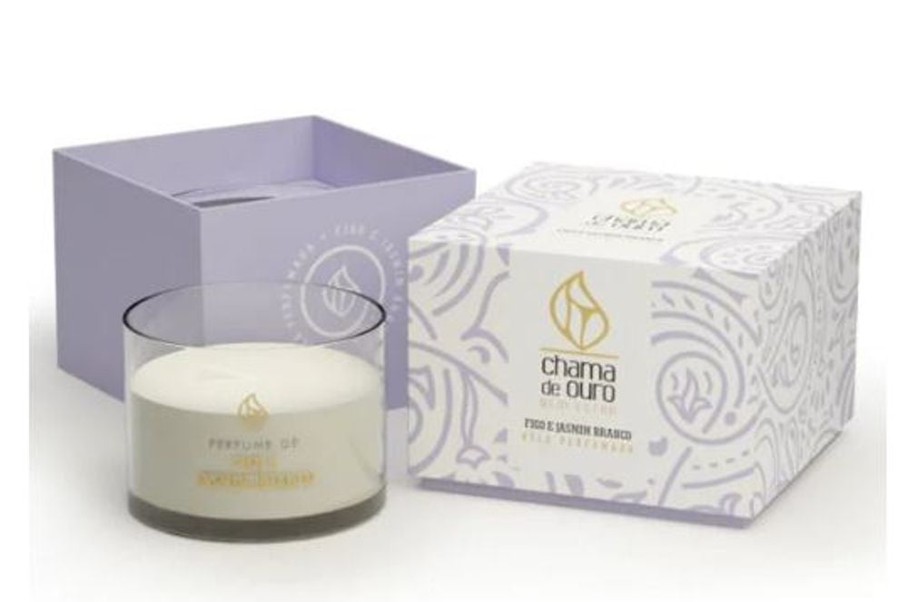 VELA PERFUMADA COPO MADEIRA 70G FIGO/JASMIM BRANCO