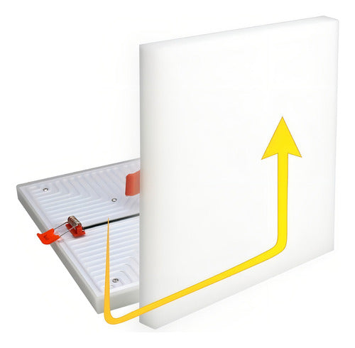 Painel Frameless Taschibra 24w Embutir 3000k Quadrado 110v/2 - Thony Ferragem