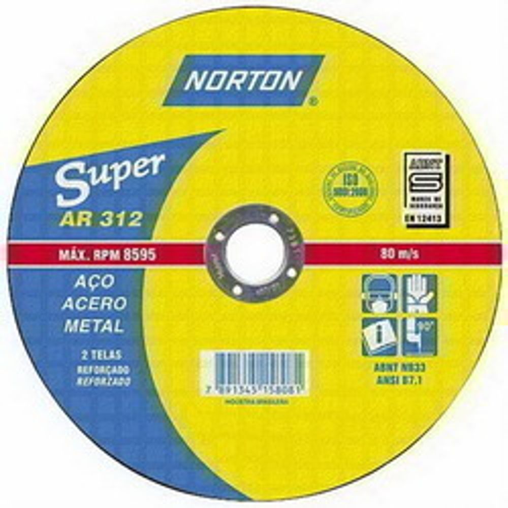 Disco Corte P/ Aco Ar312 Super 300x3,2x25,4 12" - Thony Ferragem