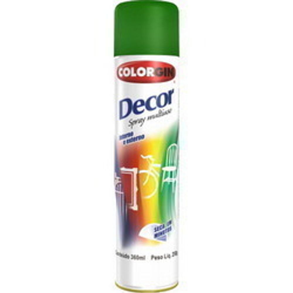 Spray Colorgin Decor Verde Folha 875 - Thony Ferragem