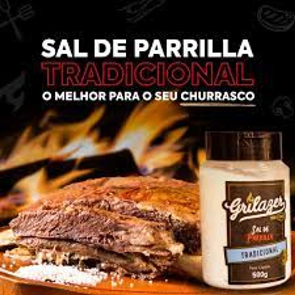 Sal Para Parrilha Tradicional 500g Grilazer - Thony Ferragem
