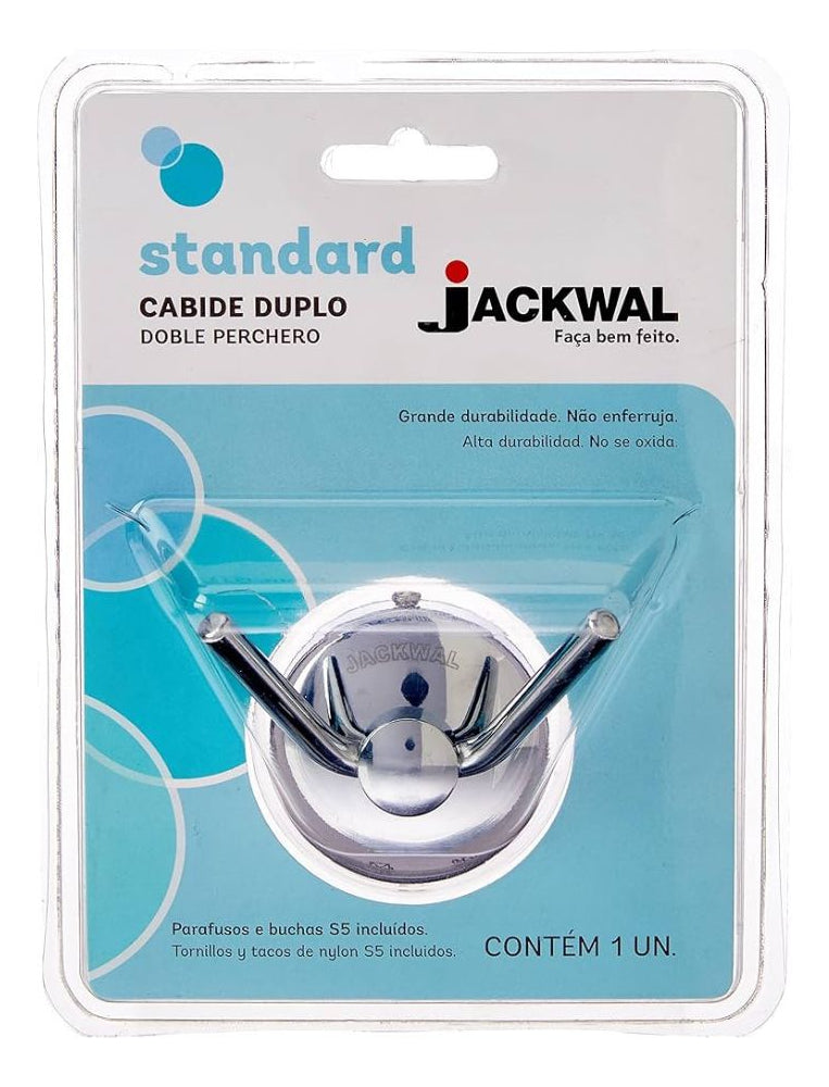 Cabide Duplo Standard Jackwal - Thony Ferragem