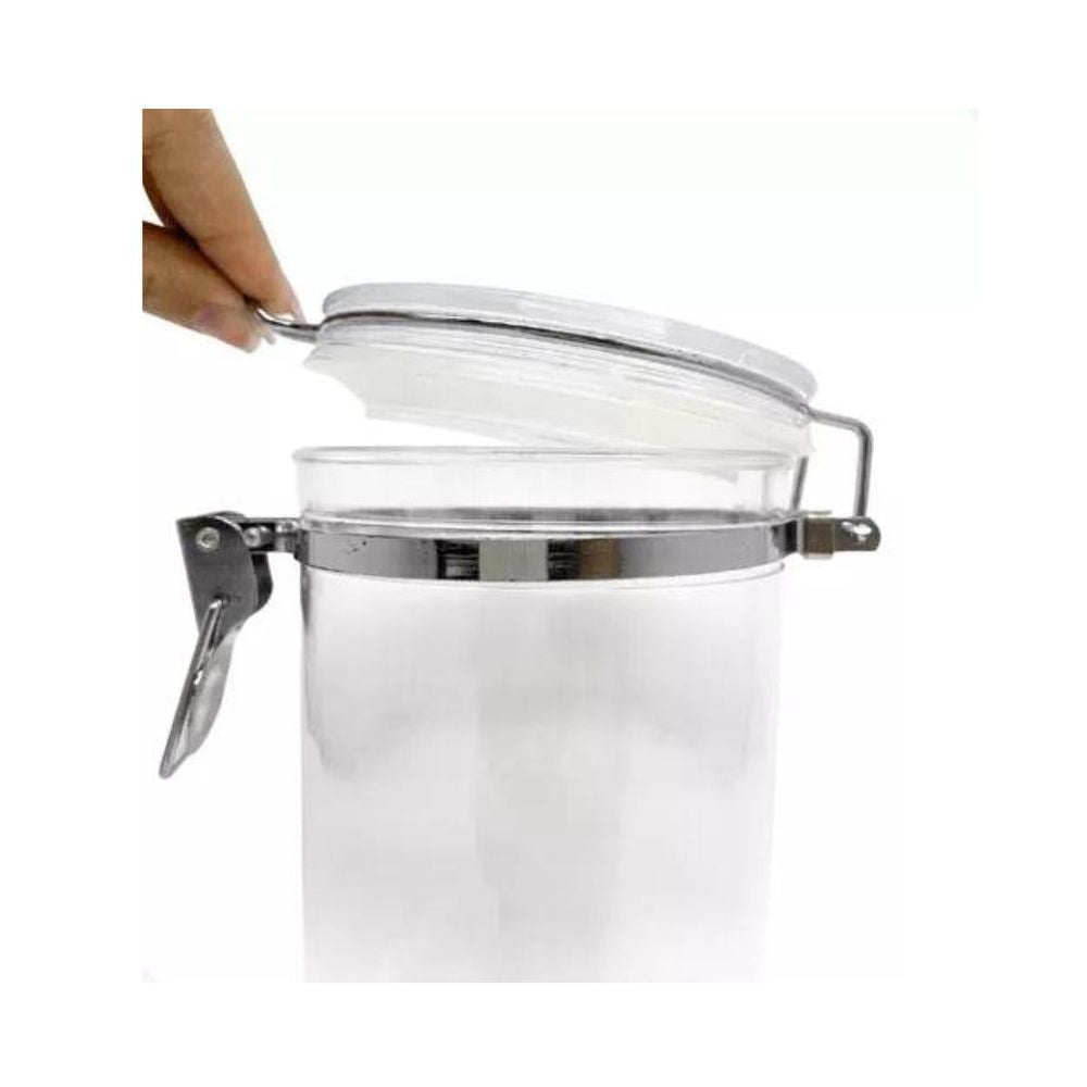 Pote Hermetico Napoli com Presilha 1,6l Transparente Soprano - Thony Ferragem