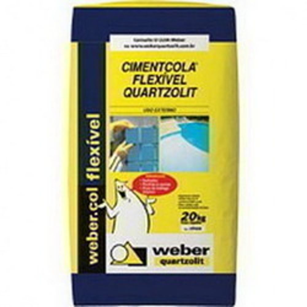Cimentcola AC3 Cinza 20kg Quartzolit - Thony Ferragem
