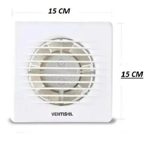 Exaustor De Banheiro Ventilador 100mm 127v/220v Ventisol - Thony Ferragem