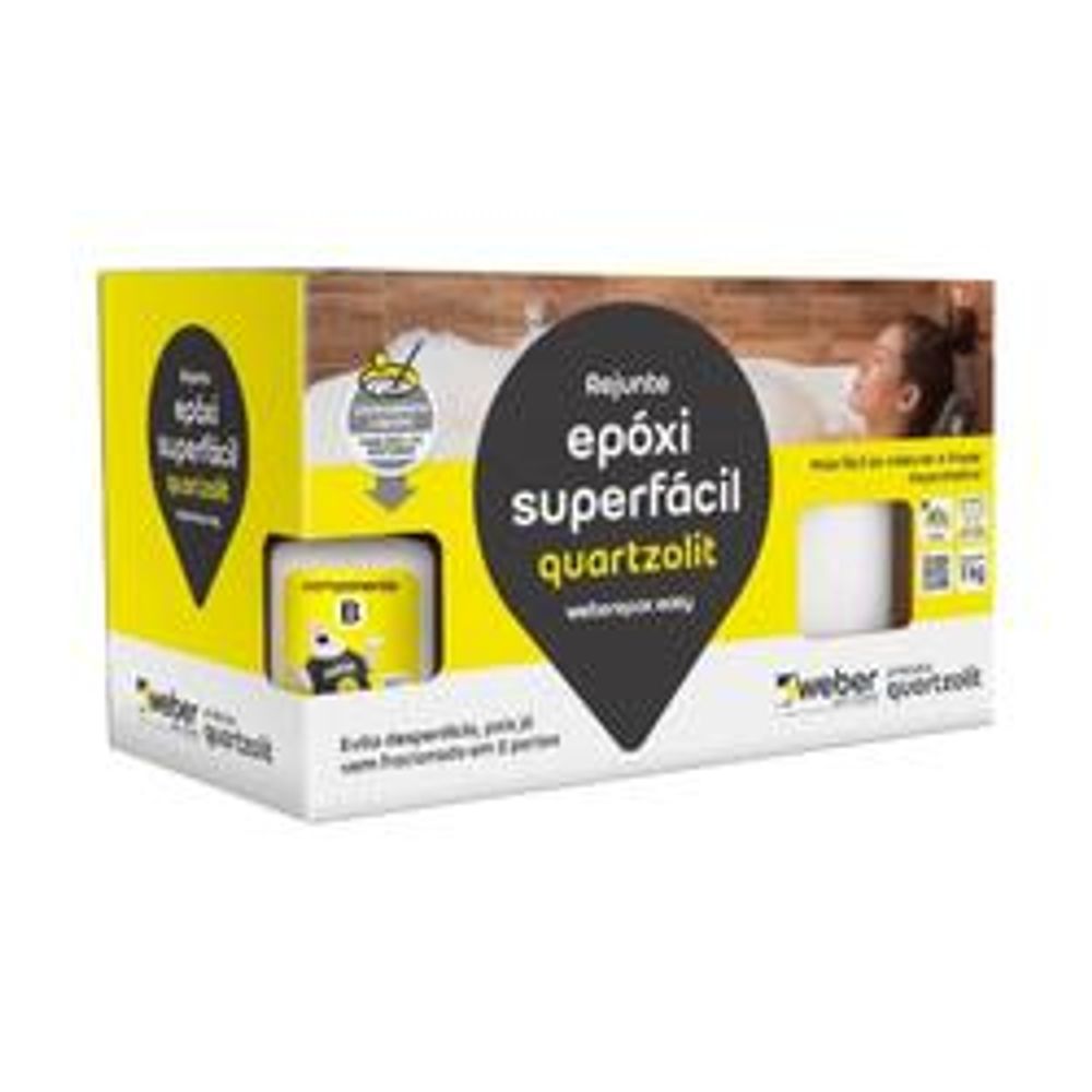 Rejunte Epoxi Superfacil Bege 1kg - Thony Ferragem