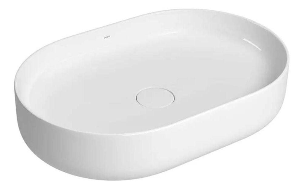 Cuba De Apoio Oval 60 Cm Slim Branco L.14060.17 Deca - Thony Ferragem