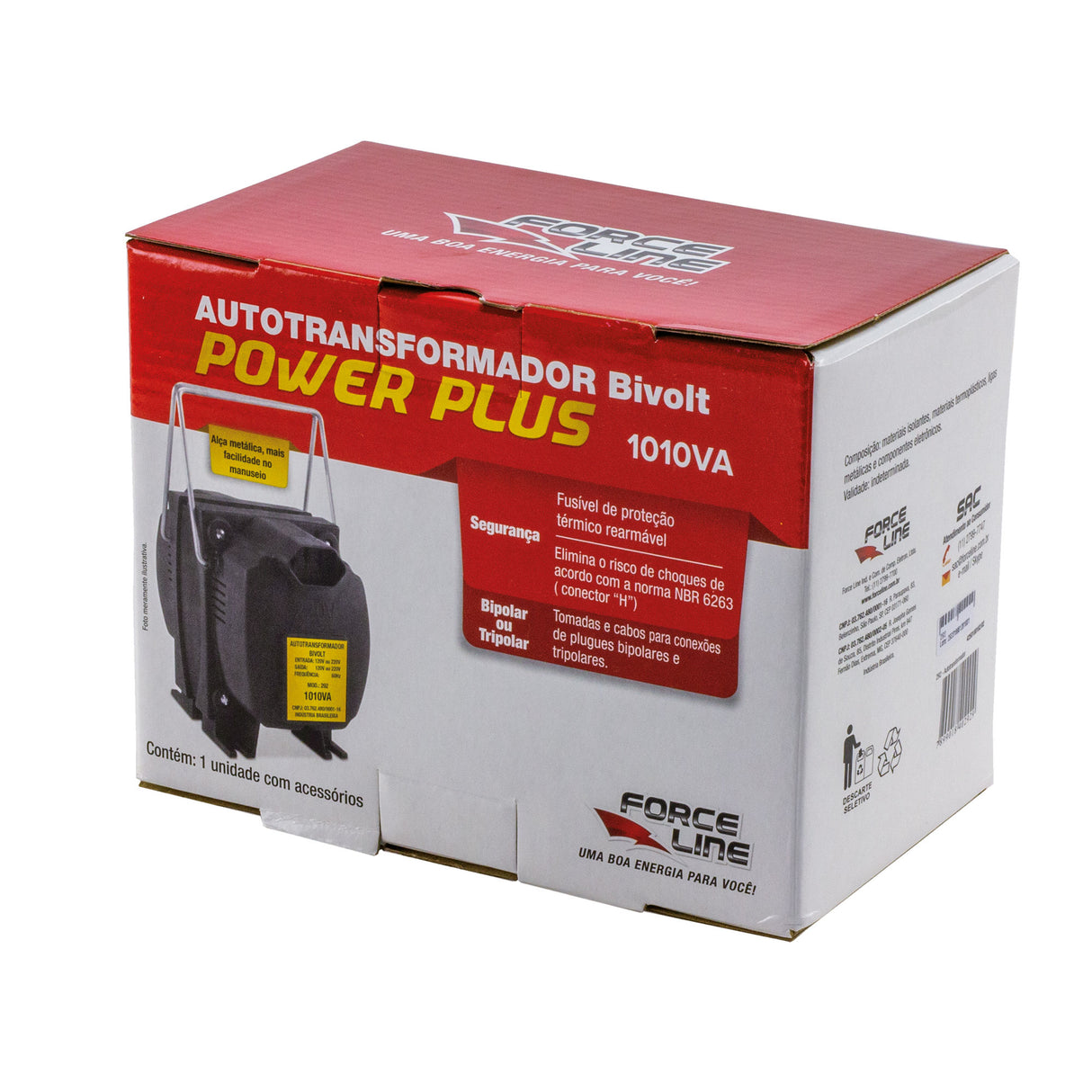 Autotransformador Power Plus – 10A – 1010VA Forceline - Thony Ferragem