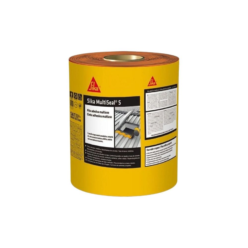 Manta Asfáltica Multiseal S 10cm X 10m X 1mm - Sika - Thony Ferragem