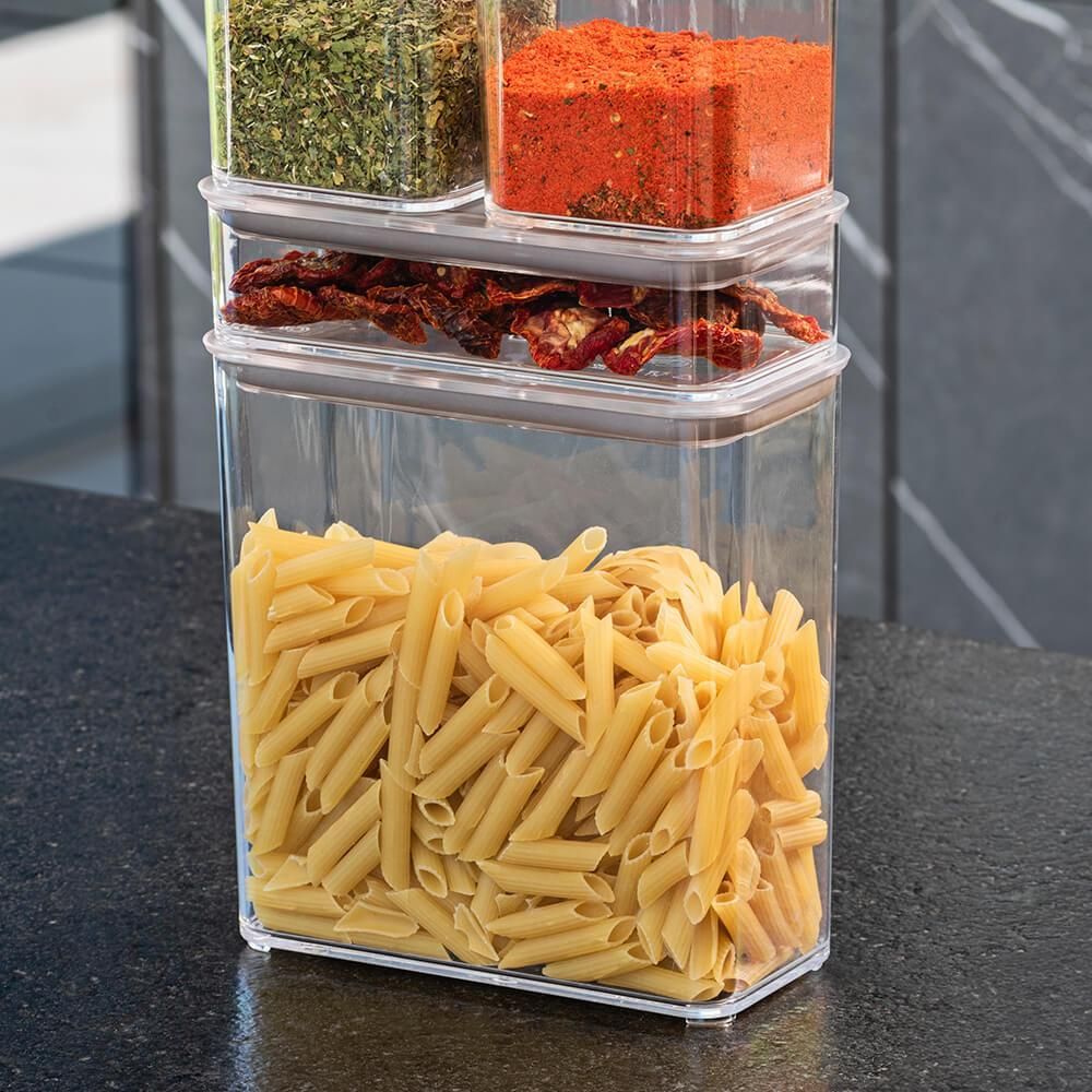 Pote Hermético Modo Capacidade 2,7l Retangular Coza - Thony Ferragem