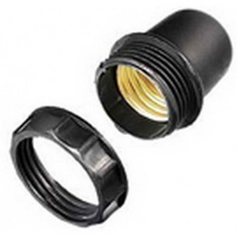 Soquete E27 Monobloco Preto - Thony Ferragem
