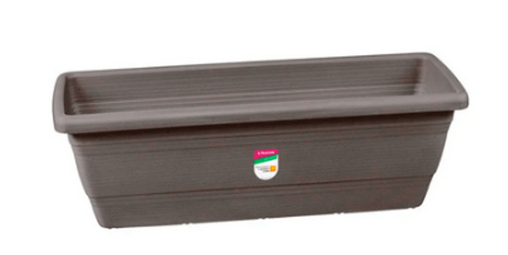 Floreira Jardim Plastico 50cm Cinza - Thony Ferragem