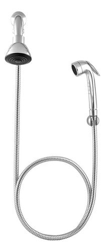 Chuveiro Com Desviador Polido Cromado Bonnaducha Docol - Thony Ferragem