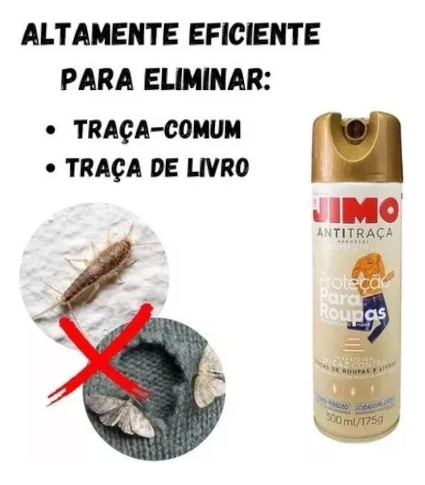 Anti Traca Aerossol 300ml Jimo - Thony Ferragem