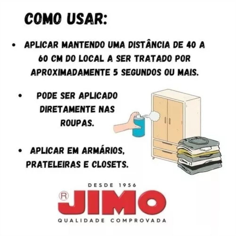 Anti Traca Aerossol 300ml Jimo - Thony Ferragem