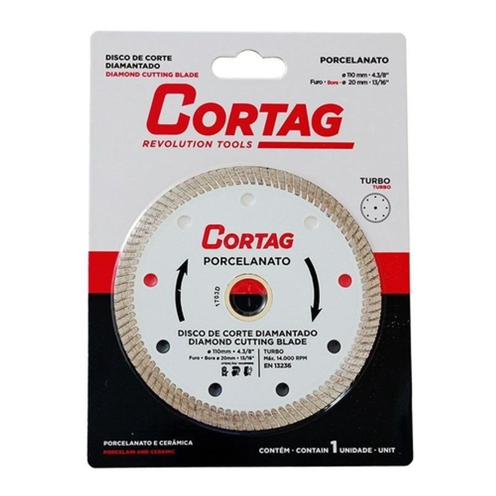 Disco Corte Diamantado Porcelanato - Thony Ferragem