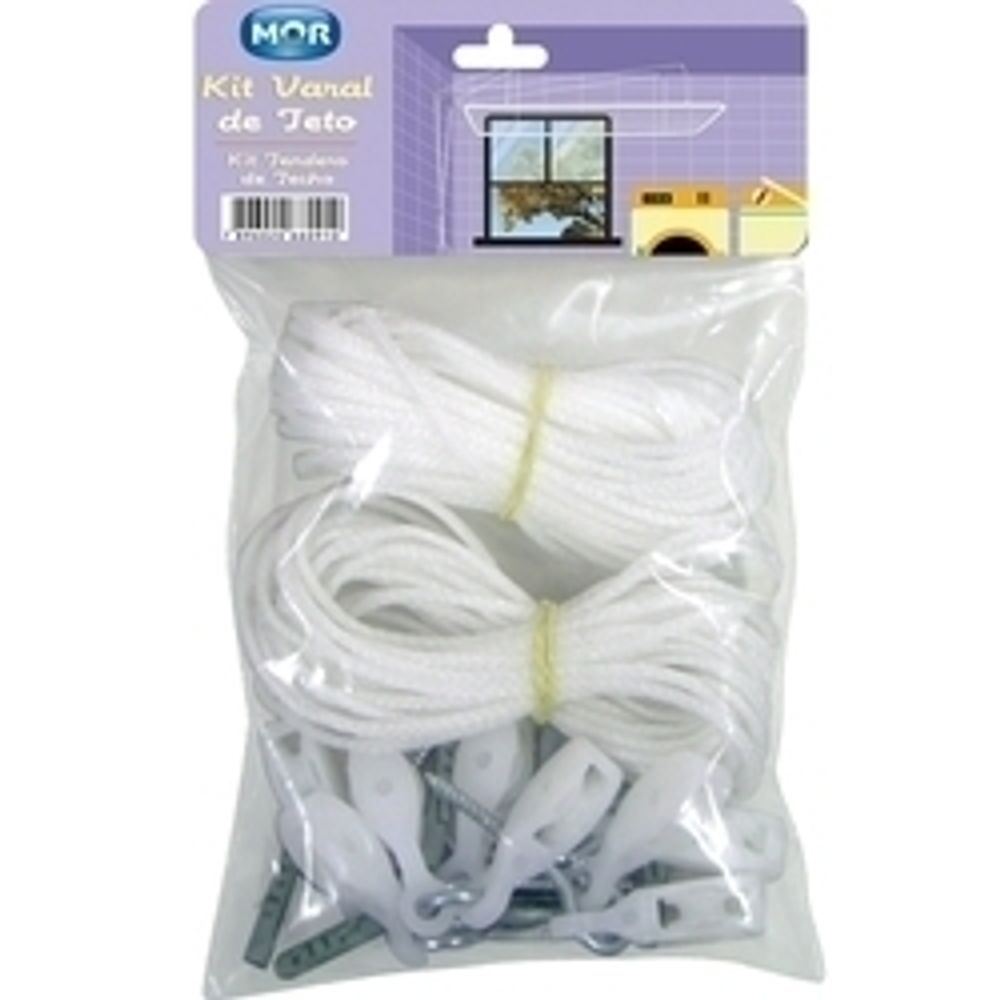 Varal Teto Kit Completo Mor - Thony Ferragem