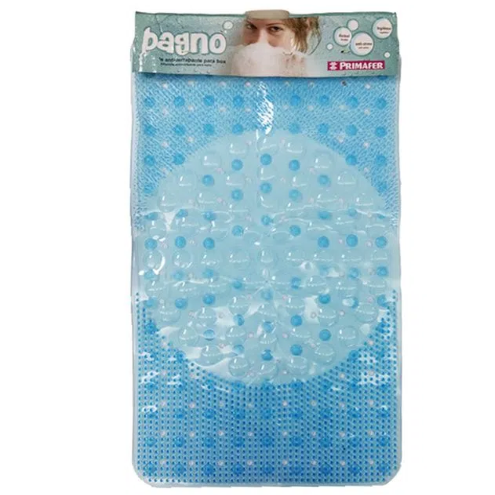 Tapete Anti Sup Mista 66x38cm Plat Azul - Thony Ferragem