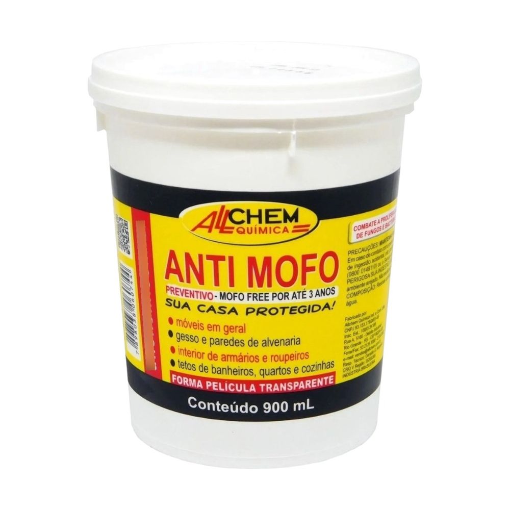 FUNDO ANTIMOFO FUNGOS BACTERIAS PREVENTIVO 900ML - Thony Ferragem