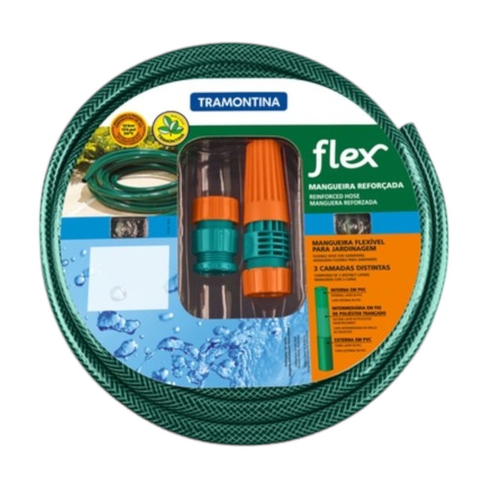 Jogo Mangueira Para Jardim Flexivel 20m - Thony Ferragem