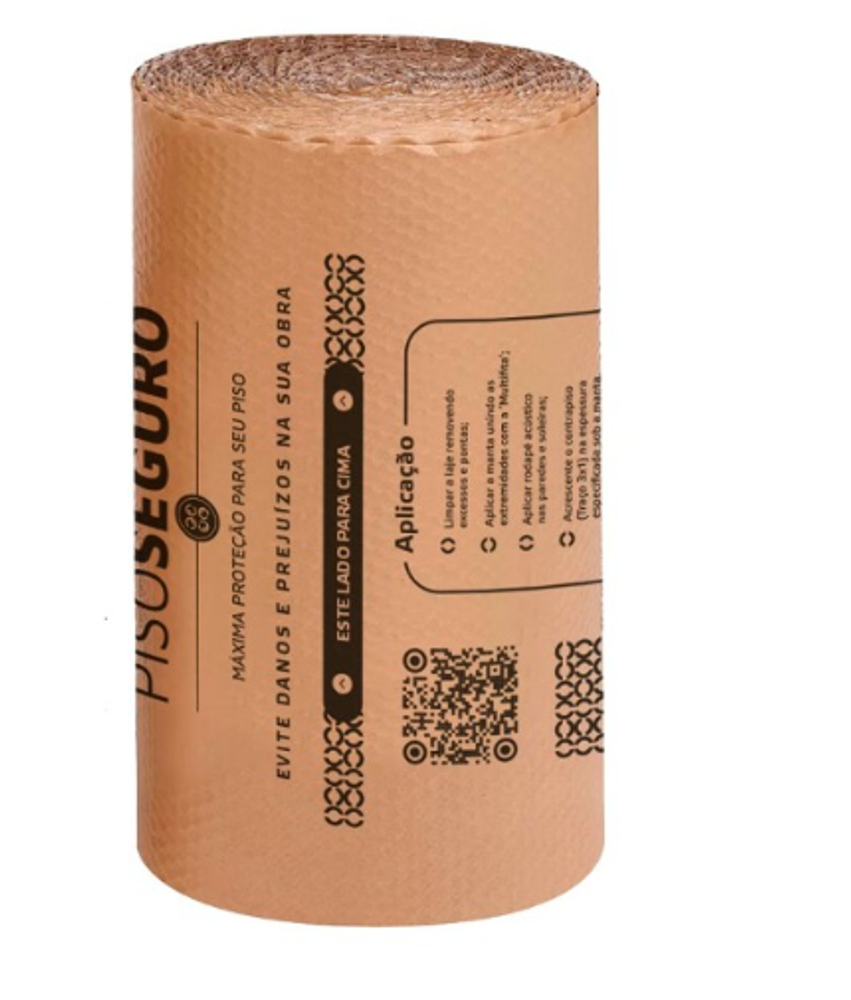 Protetor de Piso com Plástico Bolha + Papel Kraft Multinova - Thony Ferragem