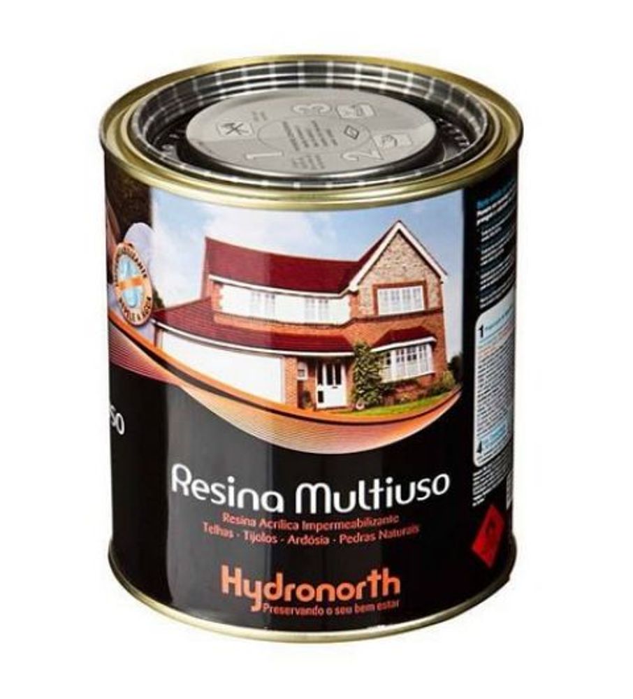 Resina Multiuso Color Ceramica Telha 3,6l Hydronorth