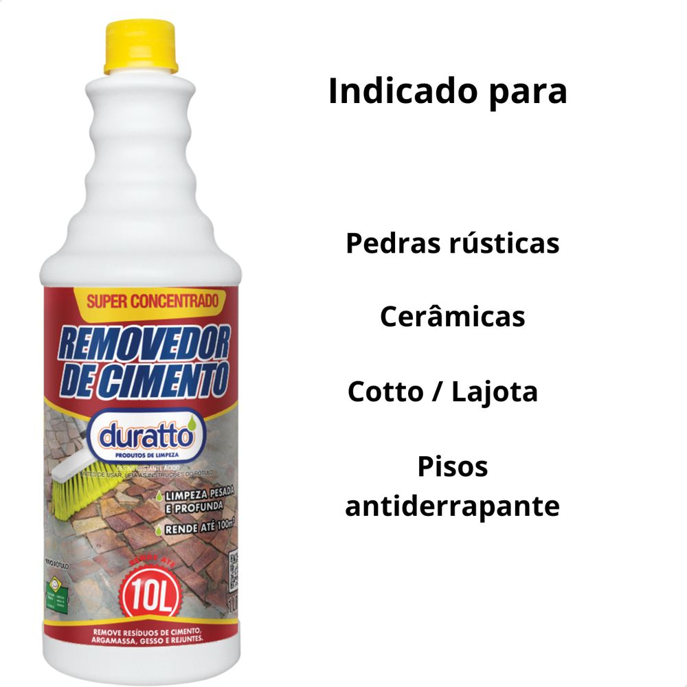 Detergente Removedor De Cimento E Argamassa 1 Litro Duratto - Thony Ferragem