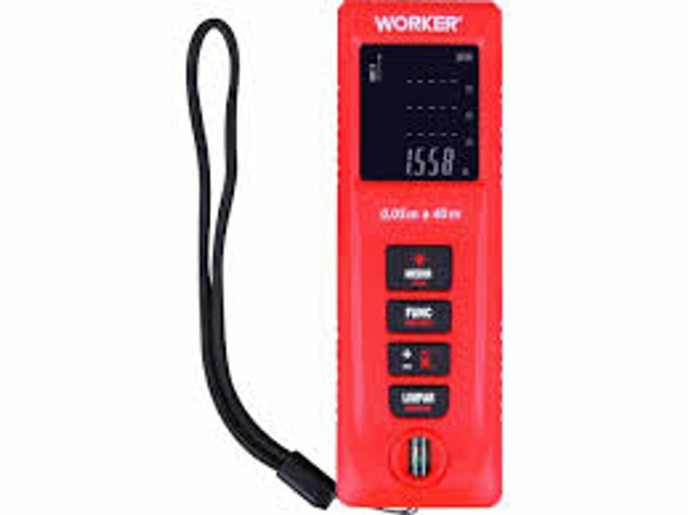 Medidor De Distancia Á Laser 40 Metros Worker - Thony Ferragem