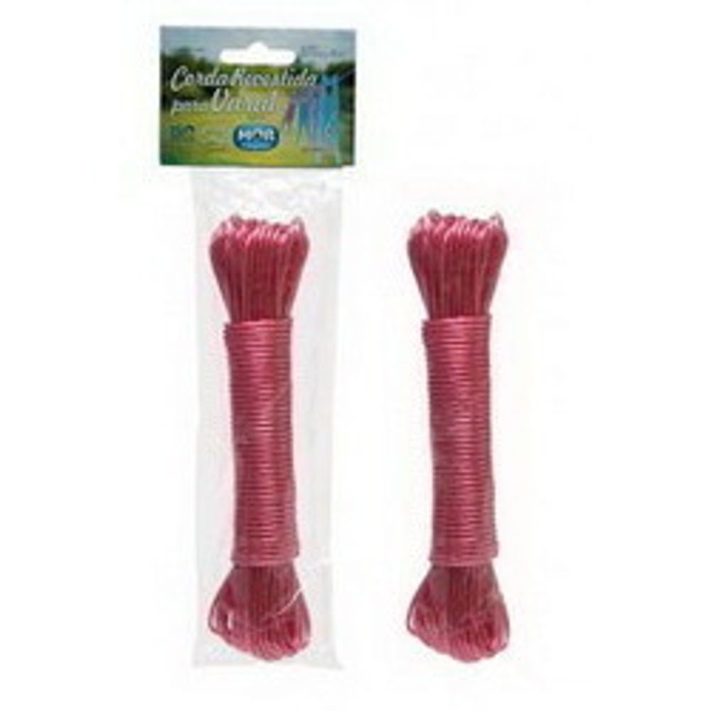 Corda Revestida Para Varal 15m Cores Mor - Thony Ferragem