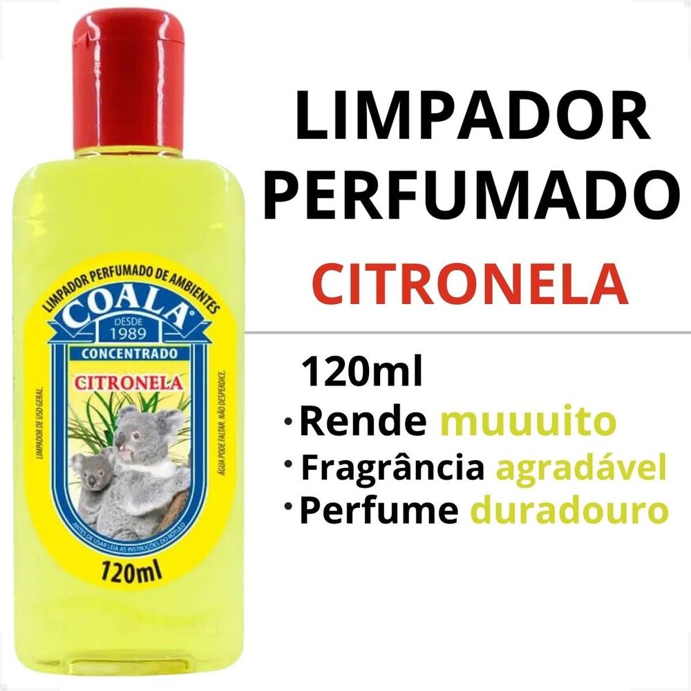 Limpador Perfumado 120ml Citronela Coala - Thony Ferragem
