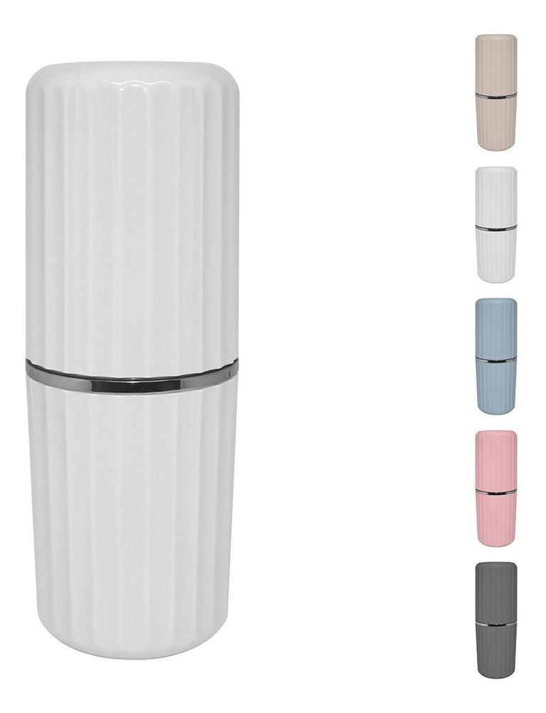 Porta Escova De Dente Groove Rosa Quartz OU - Thony Ferragem