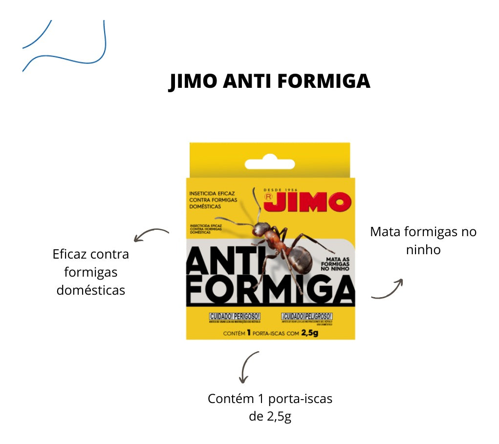 Antiformiga 2,5G Jimo - Thony Ferragem