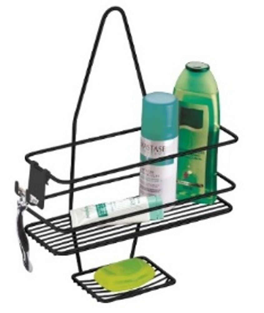 Suporte Shampoo Sabonete Reg. Preto Fosco Future - Thony Ferragem