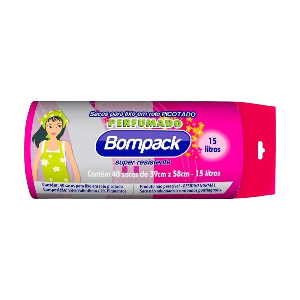 Saco De Lixo 15l Bompack - Thony Ferragem