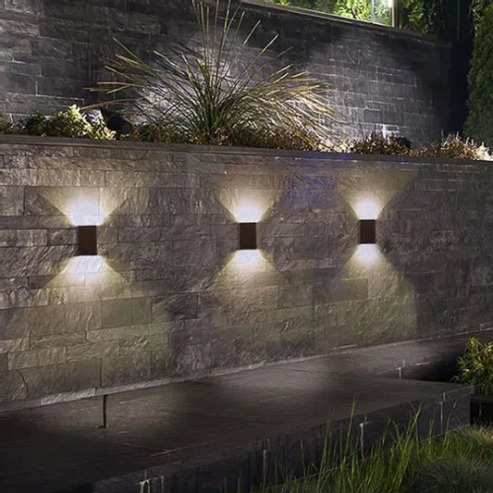 Arandela Led Quadre 3000k Marrom - Thony Ferragem