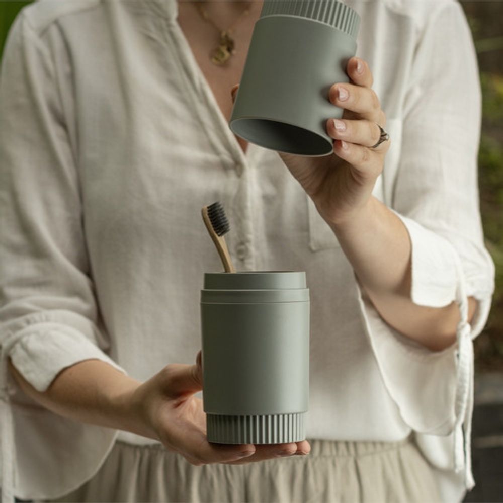 Porta Escova Laranja Minerio Dorica OU - Thony Ferragem