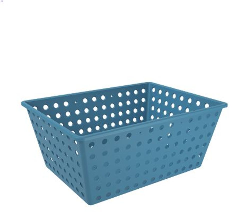 Cesta Organizadora 13,5l Azul Atlantic Coza - Thony Ferragem