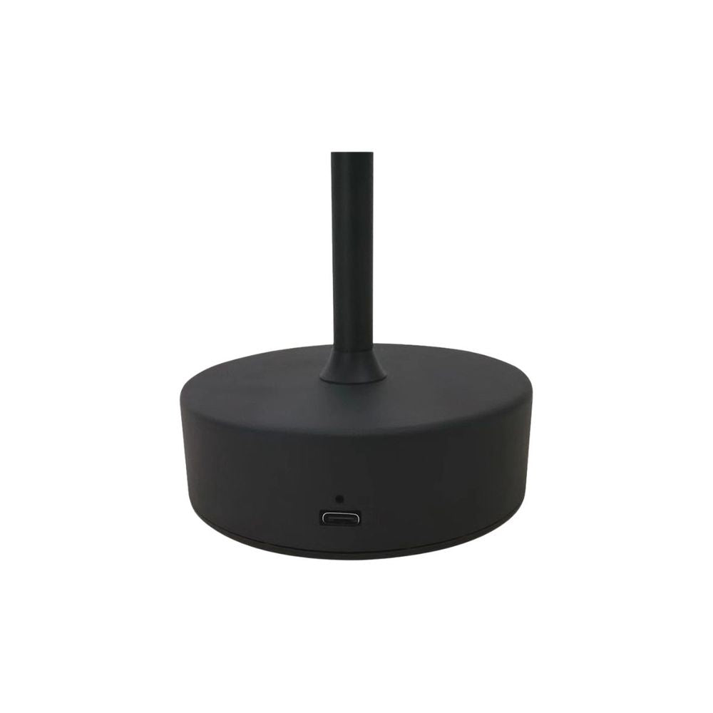 Luminária Mesa Louvre Recarregável Preta Taschibra - Thony Ferragem