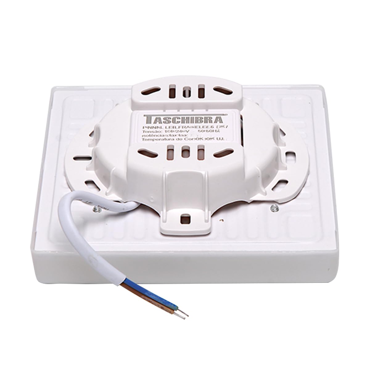 Painel Led Quadrado 12W 3000K Frameless Taschibra - Thony Ferragem