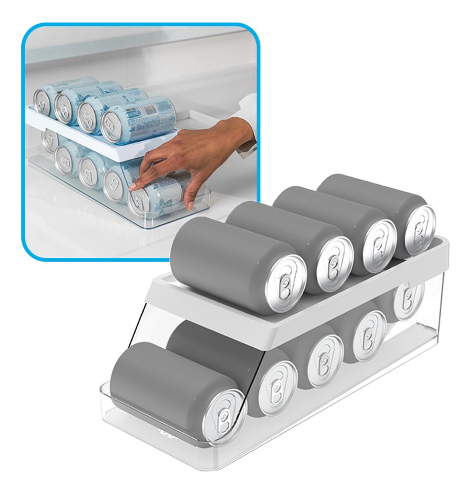 Organizador Latas Clear Fresh Natural OU - Thony Ferragem