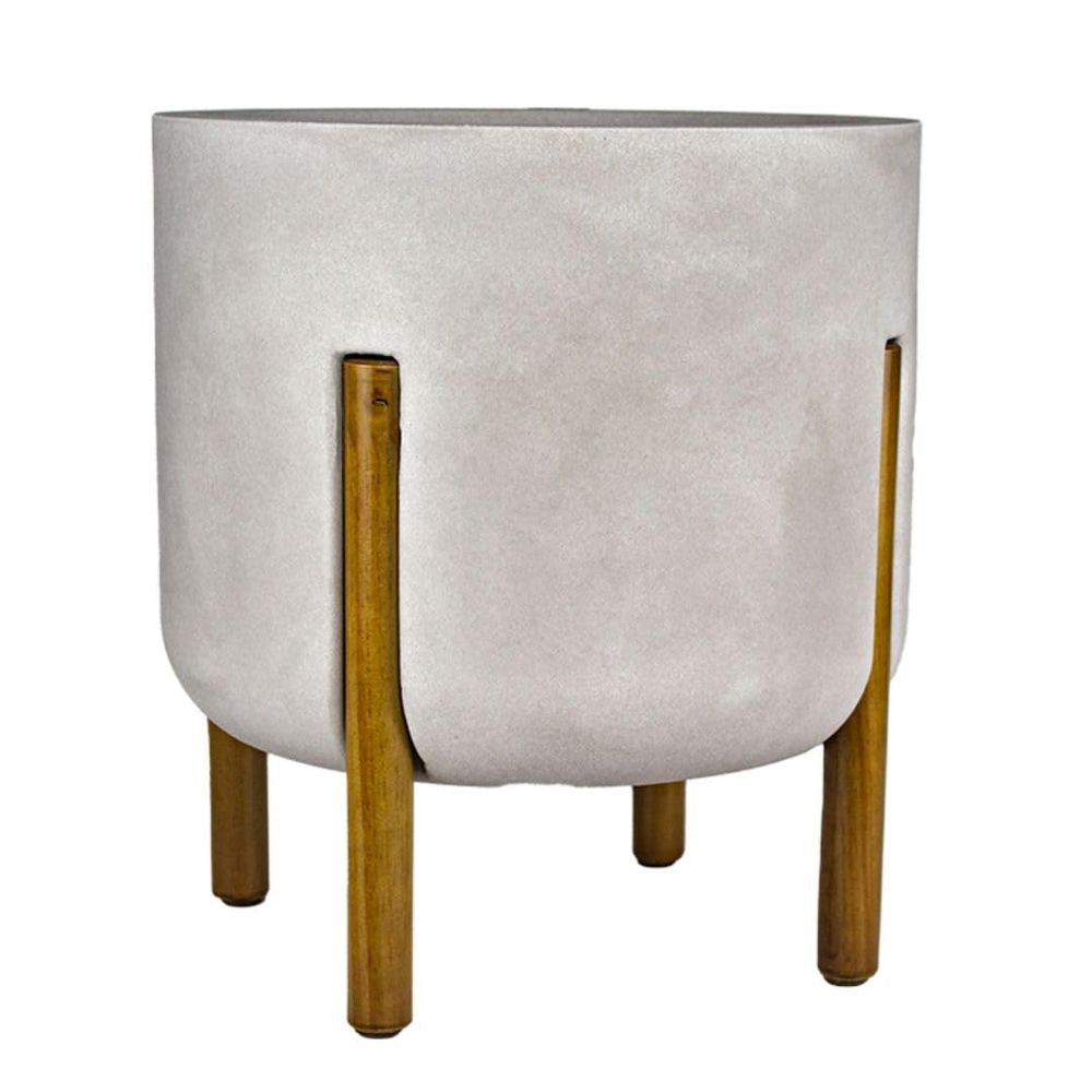 VASO CILÍNDRICO DECORE 33 CIMENTO QUEIMADO JAPI - Thony Ferragem