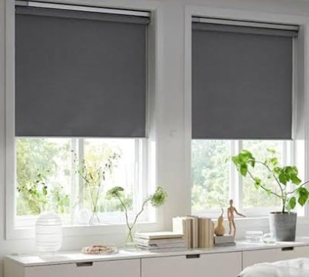 Persiana Rolo Solar 100x160 Cinza Atlas - Thony Ferragem