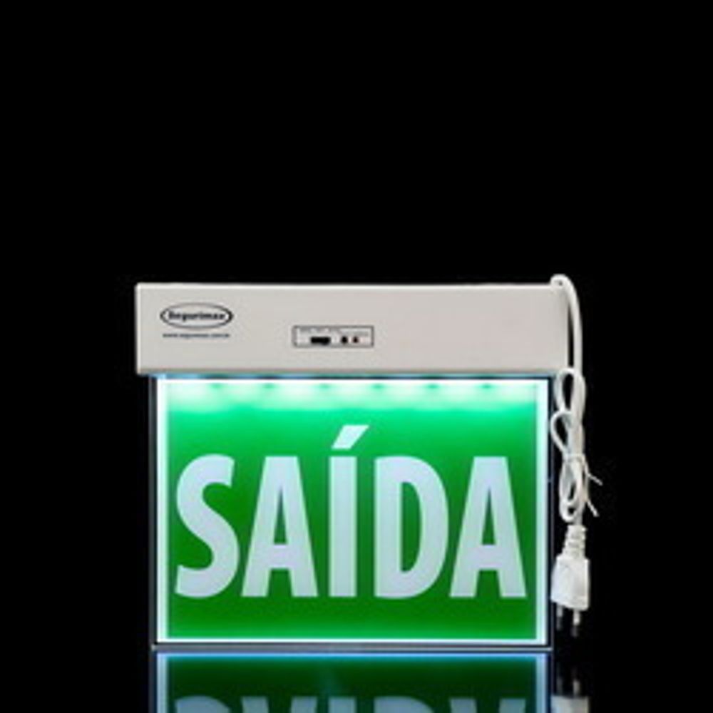 Sinalizador de Saída LED Standard Verde com Seletor – Zeus do Brasil - Thony Ferragem
